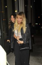 HILARY DUFF at Catch LA in West Hollywood 12/17/2016