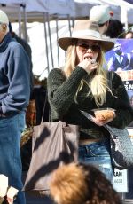 HILARY DUFF at Farmers Market in Studio City 12/18/2016