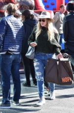 HILARY DUFF at Farmers Market in Studio City 12/18/2016