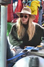 HILARY DUFF at Farmers Market in Studio City 12/18/2016