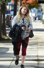 HILARY DUFF Heading to a Gym in Los Angeles 12/08/2016