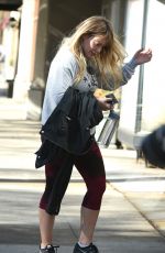 HILARY DUFF Heading to a Gym in Los Angeles 12/08/2016