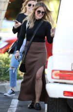 HILARY DUFF Out and About in Bel-air 11/30/2016