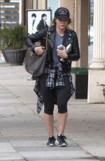 HILARY DUFF Out and About in Studio City 12/06/2016