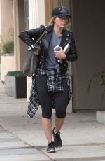 HILARY DUFF Out and About in Studio City 12/06/2016