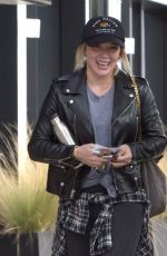 HILARY DUFF Out and About in Studio City 12/06/2016