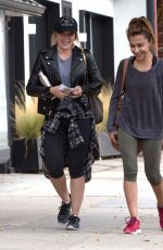 HILARY DUFF Out and About in Studio City 12/06/2016