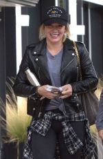 HILARY DUFF Out and About in Studio City 12/06/2016