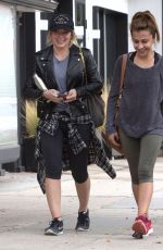 HILARY DUFF Out and About in Studio City 12/06/2016