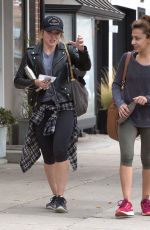 HILARY DUFF Out and About in Studio City 12/06/2016
