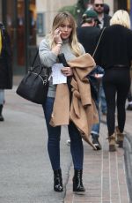 HILARY DUFF Out for Shopping in Los Angeles 12/15/2016