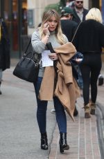 HILARY DUFF Out for Shopping in Los Angeles 12/15/2016