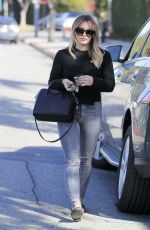 HILARY DUFF Out Shopping in Beverly Hills 12/02/2016