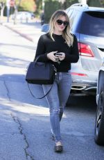 HILARY DUFF Out Shopping in Beverly Hills 12/02/2016