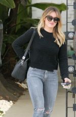 HILARY DUFF Out Shopping in Beverly Hills 12/02/2016