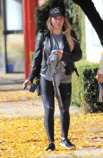 HILARY DUFF Out Shopping in Beverly Hills 12/16/2016