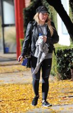 HILARY DUFF Out Shopping in Beverly Hills 12/16/2016