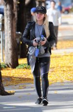 HILARY DUFF Out Shopping in Beverly Hills 12/16/2016