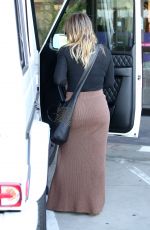 HILARY DUFF Picking Up Her Dry Cleaning in Studio City 11/30/2016