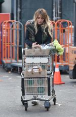 HILARY DUFF Shopping at Whole Foods in Los Angeles 12/11/2016