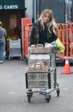HILARY DUFF Shopping at Whole Foods in Los Angeles 12/11/2016