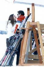 HILARY SWANK with Her Boyfriend in St, Moritz 12/11/2016