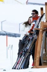 HILARY SWANK with Her Boyfriend in St, Moritz 12/11/2016