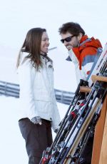 HILARY SWANK with Her Boyfriend in St, Moritz 12/11/2016