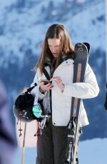 HILARY SWANK with Her Boyfriend in St, Moritz 12/11/2016