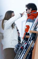 HILARY SWANK with Her Boyfriend in St, Moritz 12/11/2016