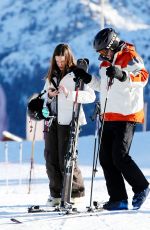 HILARY SWANK with Her Boyfriend in St, Moritz 12/11/2016