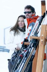HILARY SWANK with Her Boyfriend in St, Moritz 12/11/2016