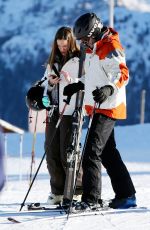 HILARY SWANK with Her Boyfriend in St, Moritz 12/11/2016