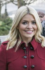 HOLLY WILLOGHNY at This Morning Set in London 12/01/2016