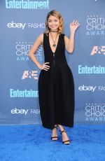 SARAH HYLAND at 22nd Annual Critics\