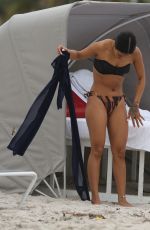 KARREUCHE TRAN in Bikini at a Beach in Miami 12/02/2016