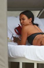 KARREUCHE TRAN in Bikini at a Beach in Miami 12/02/2016