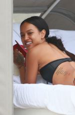 KARREUCHE TRAN in Bikini at a Beach in Miami 12/02/2016