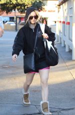 KALEY CUOCO Heading to a Pilates Class in Studio City 12/18/2016