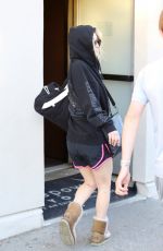 KALEY CUOCO Heading to a Pilates Class in Studio City 12/18/2016