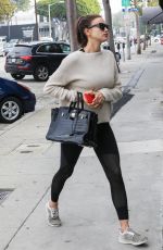 IRINA SHAYK Arrives at a Gym in West Hollywood 12/15/2016