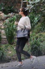 IRINA SHAYK Arrives at a Gym in West Hollywood 12/15/2016