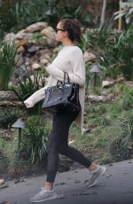 IRINA SHAYK Arrives at a Gym in West Hollywood 12/15/2016