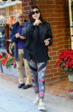 IRINA SHAYK at a Nail Salon in Beverly Hills 12/23/2016