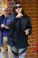 IRINA SHAYK at a Nail Salon in Beverly Hills 12/23/2016