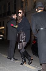 IRINA SHAYK Night Out in Paris 11/29/2016