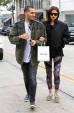 IRINA SHAYK Out and About in Beverly Hills 12/23/2016