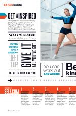 ISKRA LAWRENCE in Self Magazine, January/February 2017