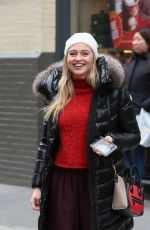 ISKRA LAWRENCE Out and About in New York 12/10/2016