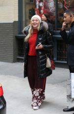 ISKRA LAWRENCE Out and About in New York 12/10/2016